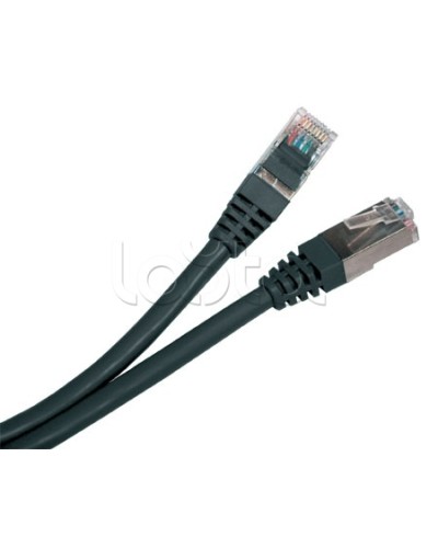 Патч-корд экранированный Hyperline PC-LPM-STP-RJ45-RJ45-C5e-1.5M-LSZH-BK в Таганроге Патчкорды (медные) Pintop.ru