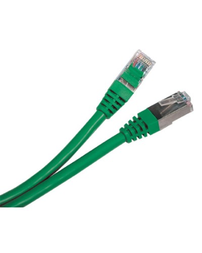 Патч-корд RJ45-RJ45, 4 пары, STP, кат.5е, LSZH (1,5м) Hyperline PC-LPM-STP-RJ45-RJ45-C5e-1.5M-LSZH-GN в Таганроге Патчкорды (медные) Pintop.ru