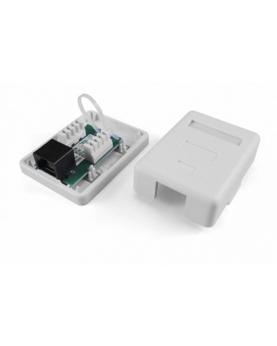 Розетка компьютерная RJ-45(8P8C) Hyperline SB1-1-8P8C-C5e-WH в Таганроге Розетки компьютерные и телефонные Pintop.ru