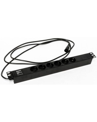 Блок розеток Hyperline SHE19-6SH-2.5IEC в Таганроге Блоки розеток Pintop.ru