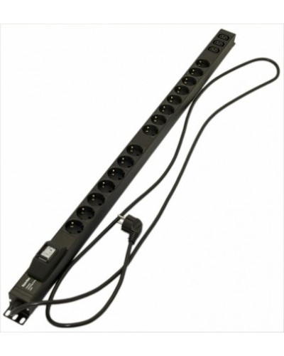 Блок розеток Hyperline SHE-15SH-3IEC-B-2.5EU в Таганроге Блоки розеток Pintop.ru