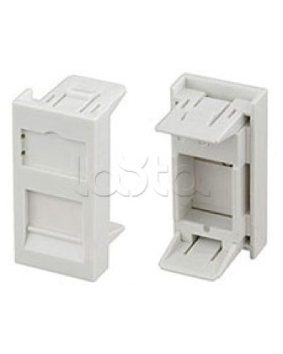 Вставка для 1 модуля формата Keystone Jack Hyperline SIP2-1K-M45-22.5 в Таганроге Модули Keystone Pintop.ru