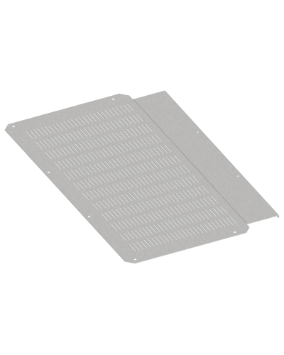 FORMAT Фланец основания встроенного отсека вентилируемый 400х800мм IEK (FO-00-FBCV-040-080) в Таганроге Аксессуары для стоек и шкафов Pintop.ru