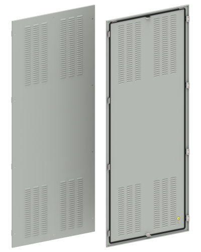 FORMAT Панель задняя вентилируемая 2000х800мм IEK (FO-00-PBV-200-080) в Таганроге Аксессуары для стоек и шкафов Pintop.ru