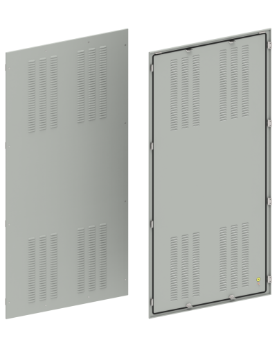 FORMAT Панель задняя вентилируемая 2000х1000мм IEK (FO-00-PBV-200-100) в Таганроге Аксессуары для стоек и шкафов Pintop.ru
