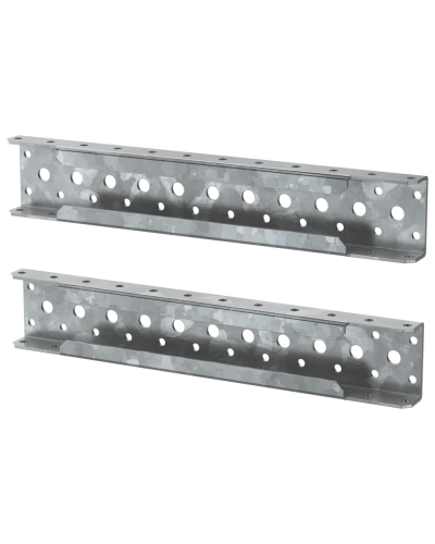 FORMAT Профиль монтажный 50х25 в шкаф 400мм (2шт/упак) IEK (FO-00-PRM-040) в Таганроге Аксессуары для стоек и шкафов Pintop.ru