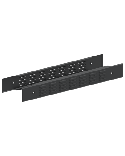 FORMAT Панель цоколя вентилируемая 100х800мм RAL7021 (2шт/компл) IEK (FO-00D-PCV-010-080-7021) в Таганроге Аксессуары для стоек и шкафов Pintop.ru