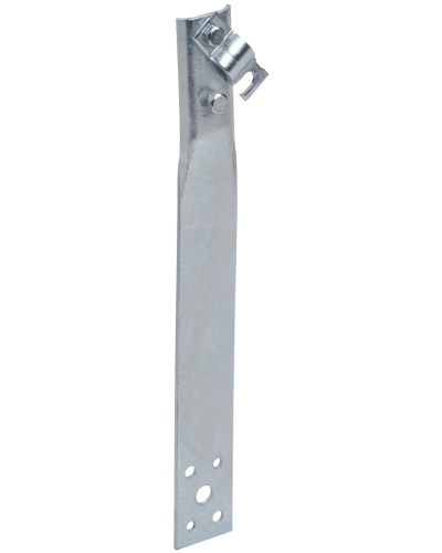 Держатель проводника круглого 6-10мм винтовой прямой h=60мм оцинкованная сталь HDZ IEK (ZDP86-14-1-16-60) в Таганроге Крепеж Pintop.ru