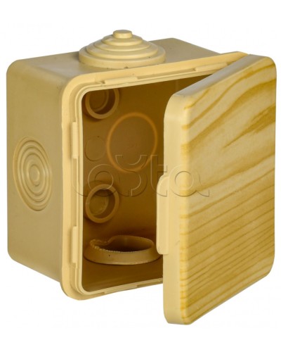 Коробка расп. КМ для о/п D=85х40мм IP54 4 вв. сосна IEK (UKO21-085-040-000-K34-54) в Таганроге Распределительные коробки Pintop.ru