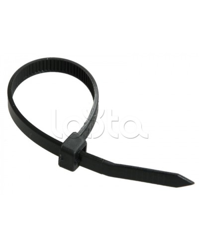 Стяжка 350x7,6 мм нейлоновая, черная IEK (UHH32-D076-350-100) в Таганроге Стяжки-хомуты Pintop.ru