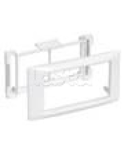 Рамка и суппорт на 4 модуля 45×45 IEK CKK-40D-RSU4-075-K01 в Таганроге Распределительные коробки Pintop.ru