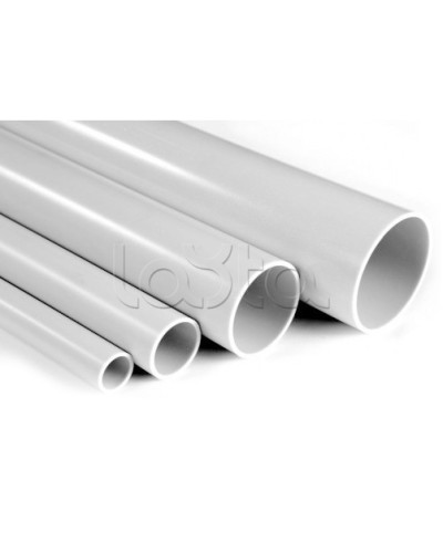 Труба гладкая самозатухающий ПВХ 16 мм IEK CTR10-016-K41-111I (111 м) в Таганроге Гладкая труба Pintop.ru