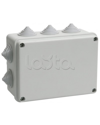 Коробка КМ41242 распаячная для о/п (RAL7035, 10 гермовводов) IEK UKO10-150-110-070-K41-55 в Таганроге Распределительные коробки Pintop.ru