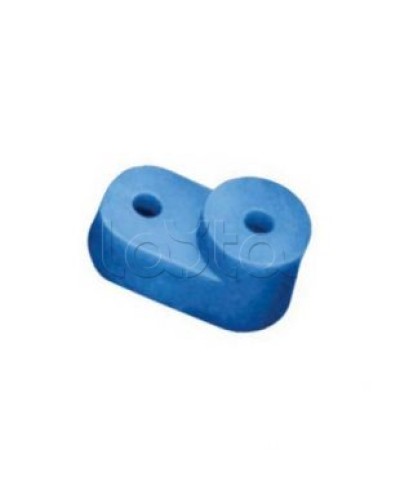 Угловой изолятор для «0» шины синий IEK YIS32 в Таганроге Клеммные колодки Pintop.ru