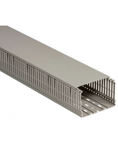 Кабель-канал перфорированный 100х60 «ИМПАКТ» IEK (CKM50-100-060-1-K03) в Таганроге Кабель-канал Pintop.ru