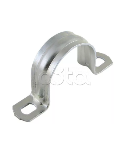 Скоба металл.двухлапковая d25-26мм IEK (CMAT11-25-100) в Таганроге Держатели, клипсы, скобы Pintop.ru