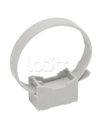 Хомутный держатель со стяжкой CFF2 32-63мм серый IEK (CTA10MP-CFF263-K41-100) в Таганроге Держатели, клипсы, скобы Pintop.ru