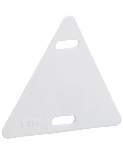 Бирка кабельная У-136 (треугольник 55х55х55мм) IEK UZMA-BIK-Y136-T в Таганроге Аксессуары для кабель-канала Pintop.ru