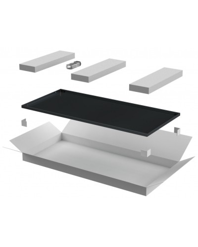 ITK LINEA N Дверь металлическая 800мм шкафа 38U чер. (LN05-38U8X-DM) в Таганроге Аксессуары для стоек и шкафов Pintop.ru