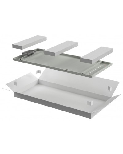 ITK LINEA N Панель задняя 600мм шкафа 28U сер. (LN35-28U6X-ZM) в Таганроге Аксессуары для стоек и шкафов Pintop.ru