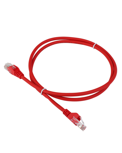 Патч-корд LANMASTER LSZH UTP кат.5e, 8.0 м, красный LANMASTER LAN-PC45/U5E-8.0-RD в Таганроге Патчкорды (медные) Pintop.ru