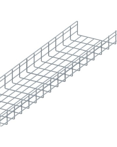 Лоток проволочный 100х100мм, Ф3.8мм, оцинкованный (3 м) LANMASTER LAN-MT100x100-3.8EZ в Таганроге Кабельные лотки Pintop.ru