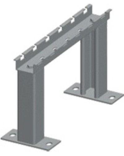 Рама напольная для лотка шириной 200мм LANMASTER LAN-MT-KR200-EZ в Таганроге Аксессуары для лотков Pintop.ru