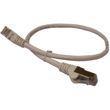 Патч-корд RJ45 - RJ45, 4 пары, FTP, категория 5е, 5 м, белый LANMASTER LAN-S45-45-5.0-WH