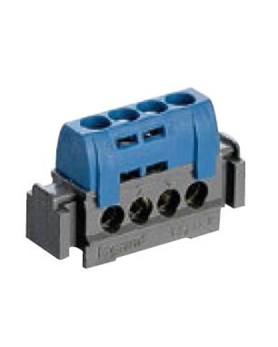 Клеммник синий 4х1.5-16 мм2 LEGRAND 004840 в Таганроге Клеммные колодки Pintop.ru