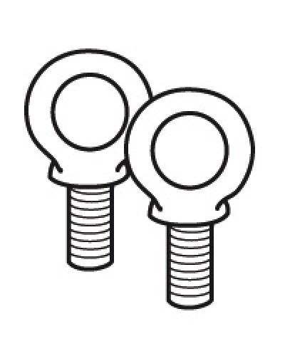 Комплект подъемных колец Legrand 020482 в Таганроге Аксессуары для стоек и шкафов Pintop.ru