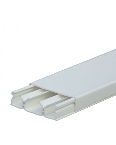 Мини-плинтус DLPlus 60x16 - 3 секции - длина 2,10 м - белый Legrand 030026 в Таганроге Кабель-канал Pintop.ru