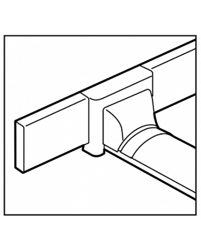 Переходник на напольный кабель-канал LEGRAND 032805 в Таганроге Аксессуары для кабель-канала Pintop.ru