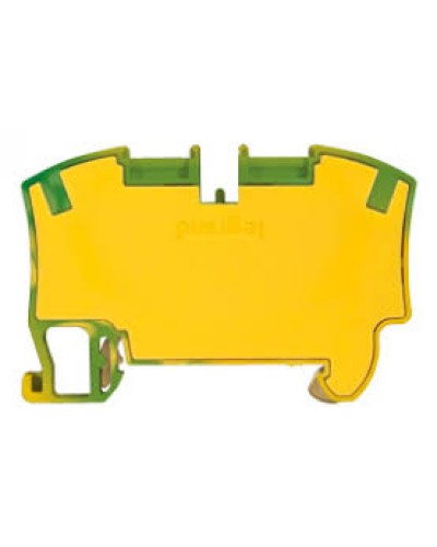 Пружинная клемма Viking 3 заземляющая однополюсная 2 проводника шаг 8 мм желто-зеленый Legrand 037272 в Таганроге Клеммные колодки Pintop.ru