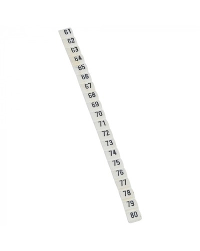 Маркер CAB3 цифры 61-80 Legrand 038163 в Таганроге Аксессуары для кабель-канала Pintop.ru