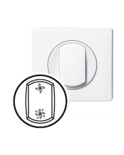 Клавиша Вентиляция белая CelianeLegrand 068061 в Таганроге Аксессуары для кабель-канала Pintop.ru