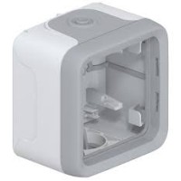 Коробка для накладного монтажа с мембранными сальниками серый 1 пост Plexo Legrand 069651