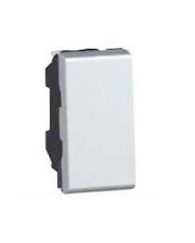 Переключатель на 2 направления Mosaic 1 модуль 10 AX алюминий Legrand 079201 в Таганроге Аксессуары для кабель-канала Pintop.ru