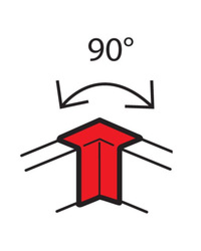 Угол внутренний для кабель-канала METRA 100x50 Legrand (638011) в Таганроге Аксессуары для кабель-канала Pintop.ru
