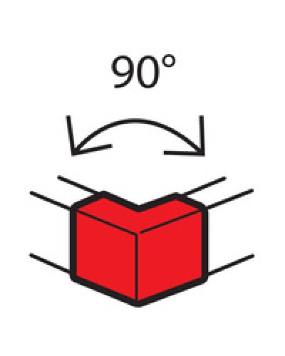 Угол внешний для кабель-канала METRA 100x50 Legrand (638012) в Таганроге Аксессуары для кабель-канала Pintop.ru