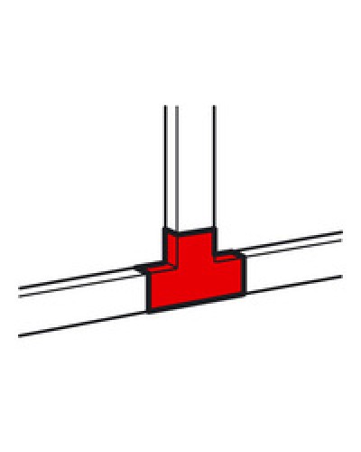 Тройник для кабель-канала METRA 24x14 Legrand (638134) в Таганроге Аксессуары для кабель-канала Pintop.ru