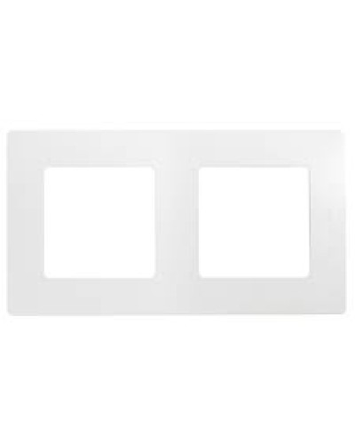 Рамка 2 поста Etika белый Legrand 672502 в Таганроге Аксессуары для кабель-канала Pintop.ru