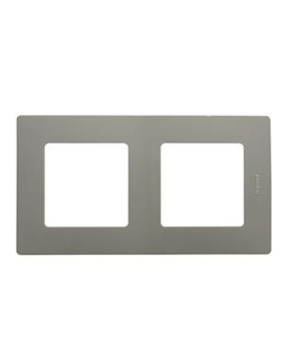 Рамка 2 поста Etika светлая галька Legrand 672522 в Таганроге Аксессуары для кабель-канала Pintop.ru