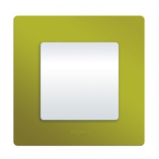 Рамка 1 пост Etika зеленый папоротник Legrand 672541