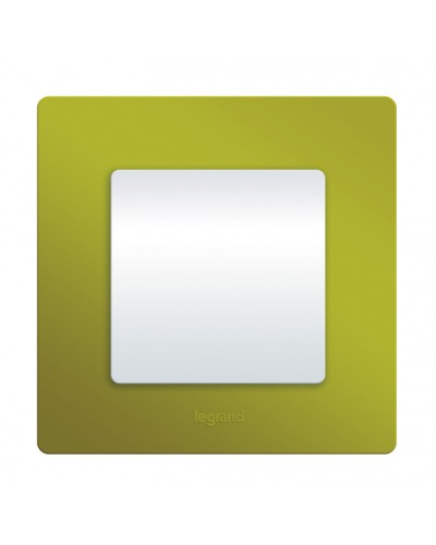 Рамка 1 пост Etika зеленый папоротник Legrand 672541 в Таганроге Аксессуары для кабель-канала Pintop.ru