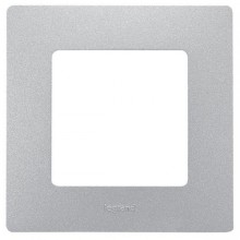 Рамка 1 пост Etika алюминий Legrand 672551