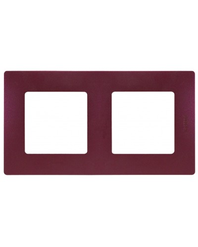 Рамка 2 поста Etika сливовый Legrand 672562 в Таганроге Аксессуары для кабель-канала Pintop.ru