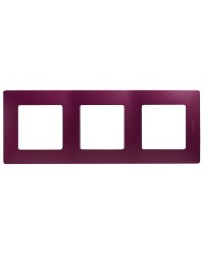 Рамка 3 поста Etika сливовый Legrand 672563 в Таганроге Аксессуары для кабель-канала Pintop.ru