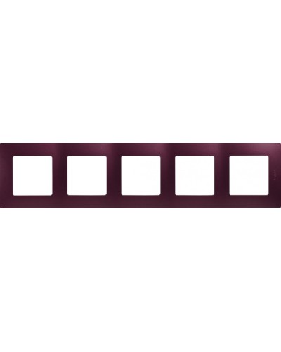 Рамка 5 постов Etika сливовый Legrand 672565 в Таганроге Аксессуары для кабель-канала Pintop.ru