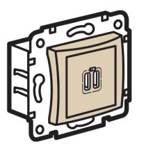 Устройство зарядное с коннекторами USB Legrand (774170)