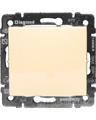 Переключатель на два направления Valena 10 AX 250 В слоновая кость Legrand 774306 в Таганроге Аксессуары для кабель-канала Pintop.ru